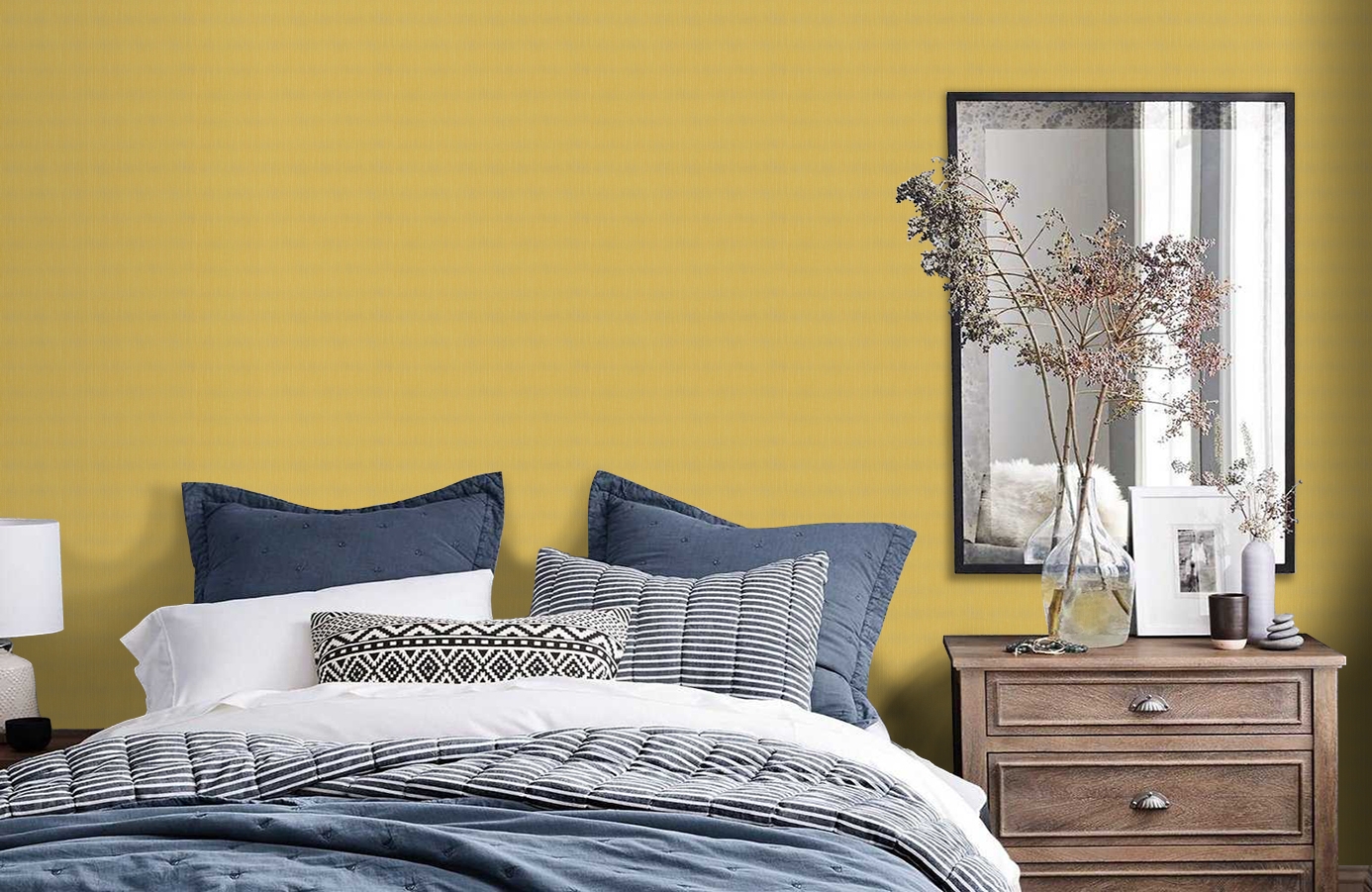 Обои 220426 фото в интерьере спальни Обои 220426 фото в интерьере спальни