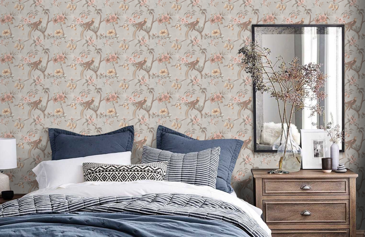 Обои 220442 фото в интерьере спальни Обои 220442 фото в интерьере спальни