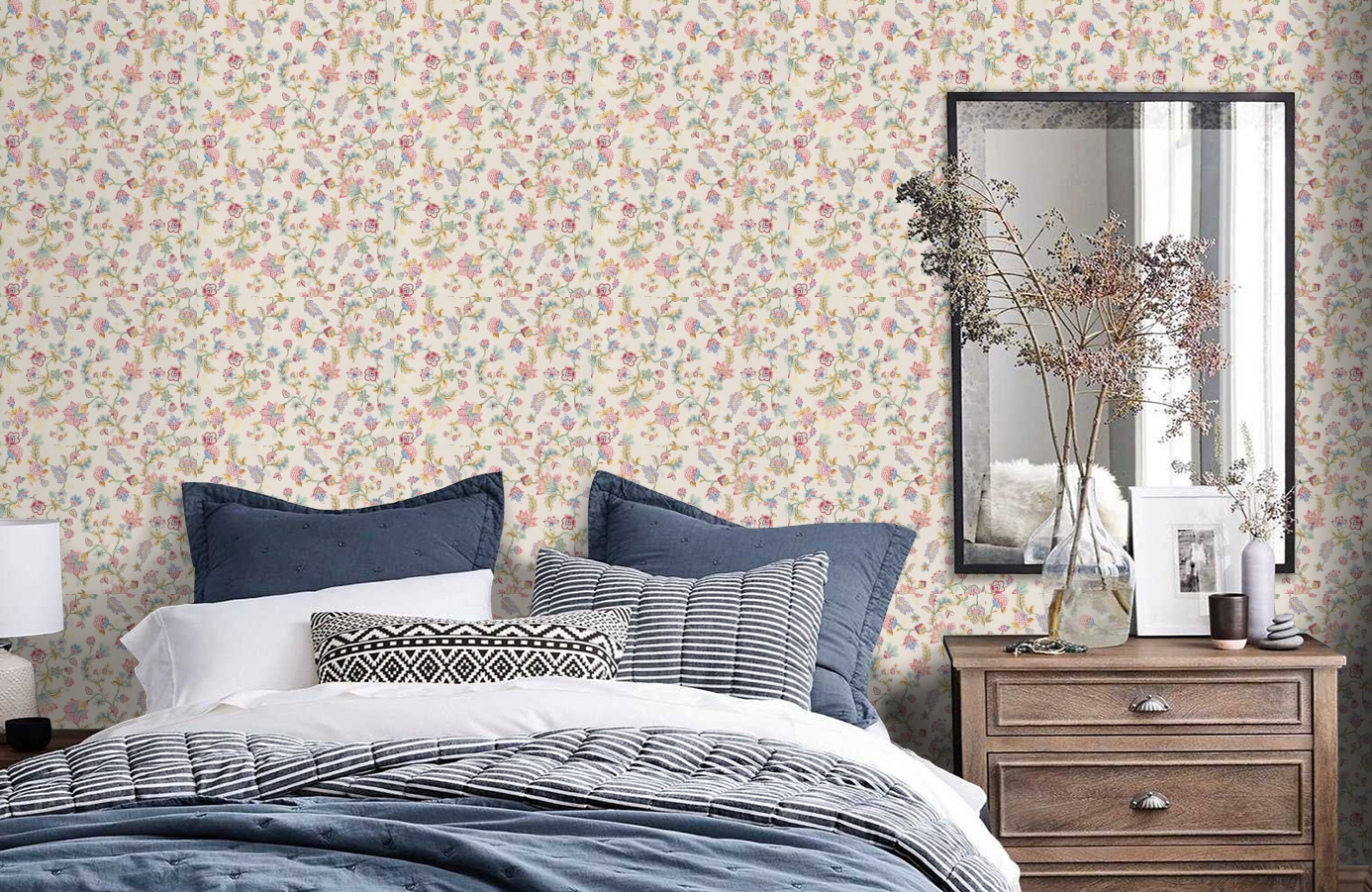 Обои 220476 фото в интерьере спальни