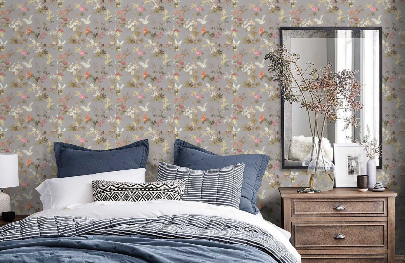 Обои 220482 фото в интерьере спальни Обои 220482 фото в интерьере спальни