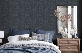 Обои 3128 фото в интерьере спальни превью