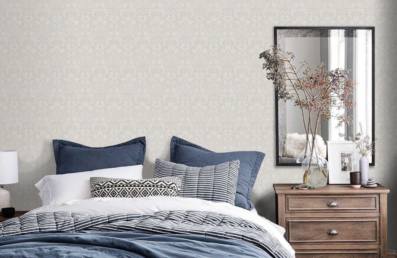 Обои 38602 фото в интерьере спальни