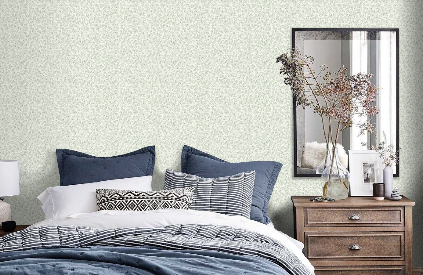 Обои 38606 фото в интерьере спальни