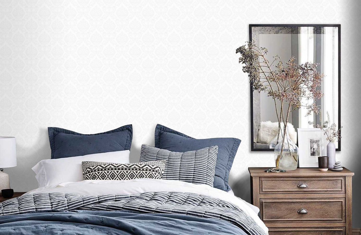 Обои 38637 фото в интерьере спальни