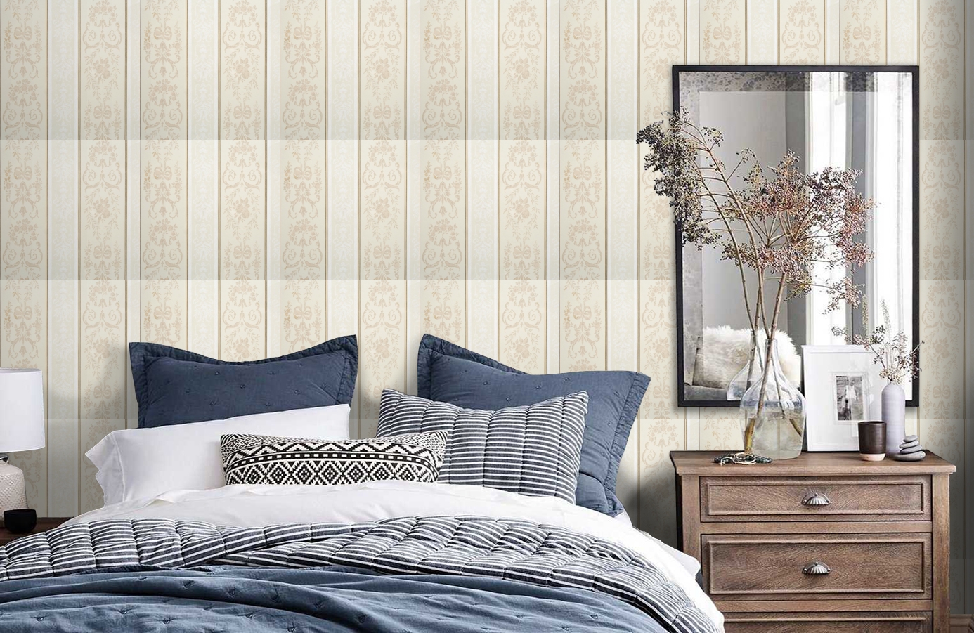 Обои 48760 фото в интерьере спальни