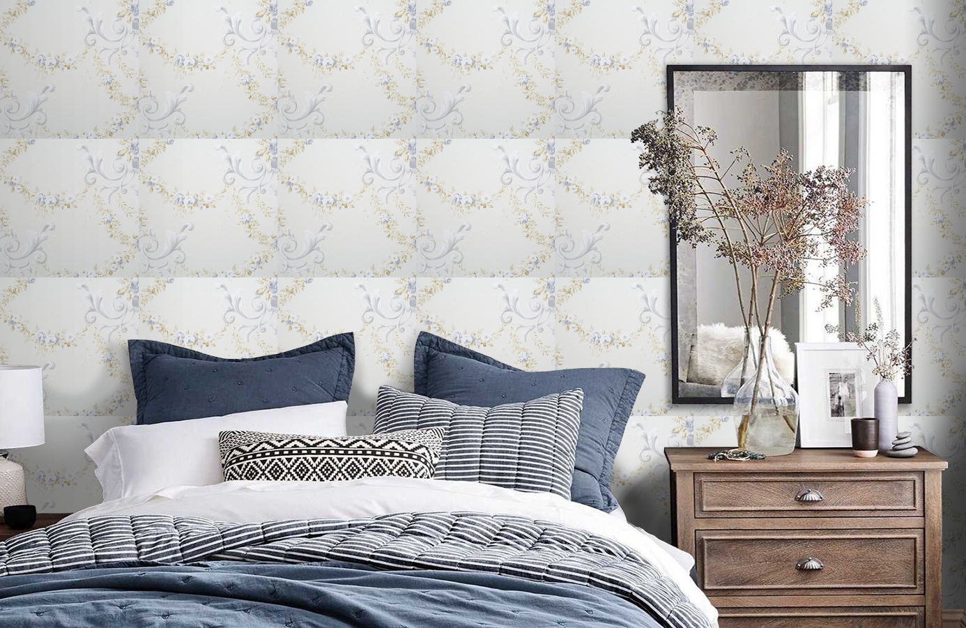 Обои 48781 фото в интерьере спальни Обои 48781 фото в интерьере спальни