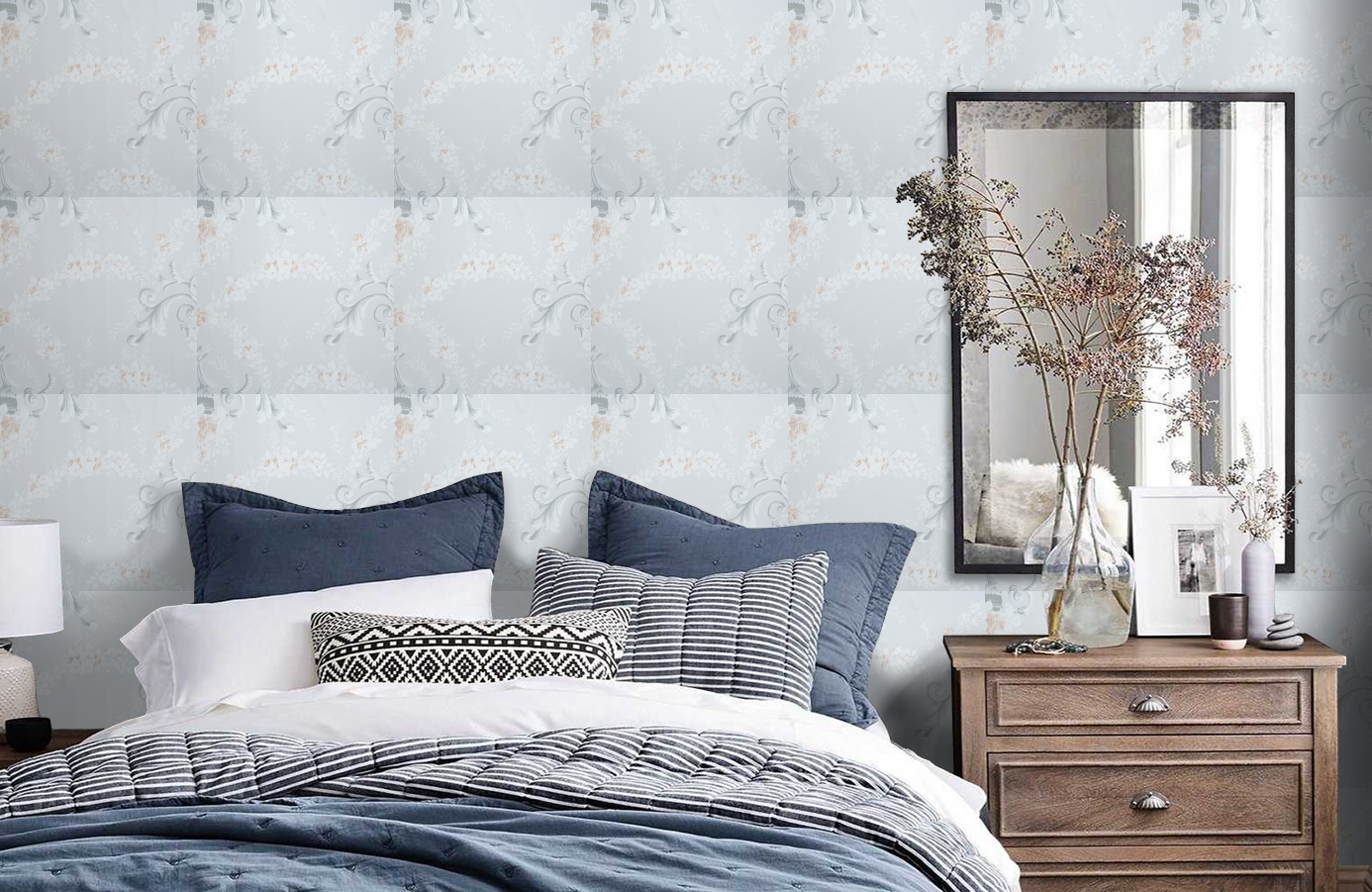 Обои 48782 фото в интерьере спальни