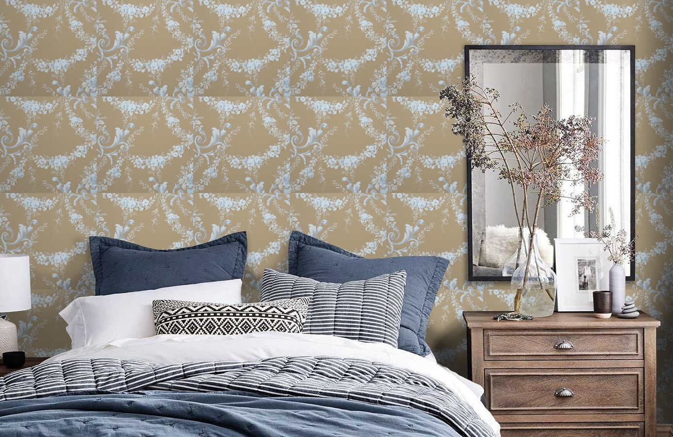 Обои 48784 фото в интерьере спальни