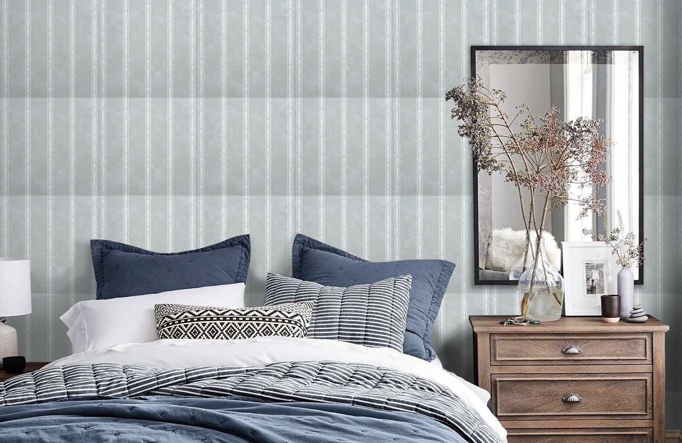 Обои 48831 фото в интерьере спальни