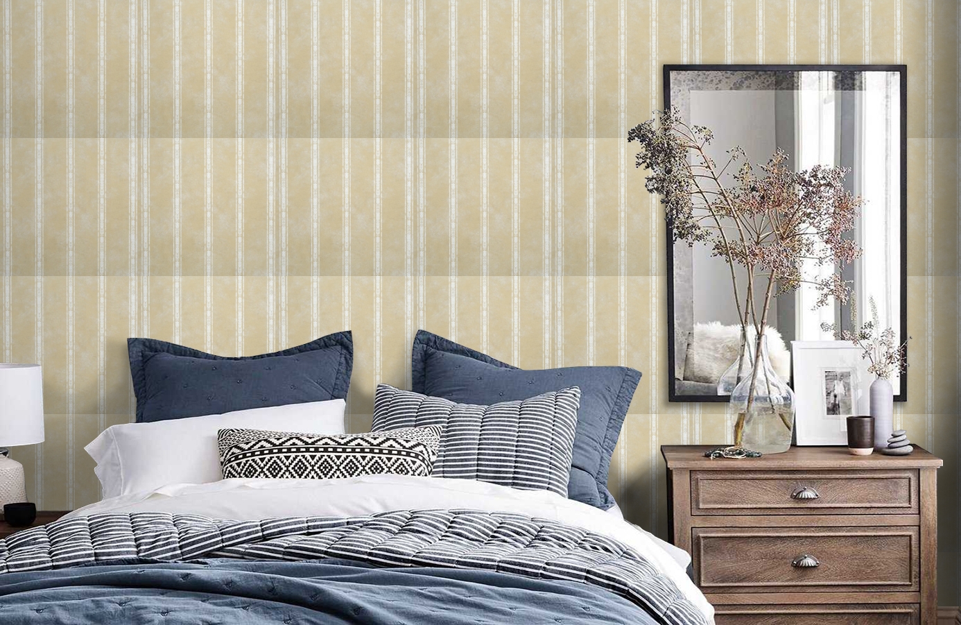 Обои 48833 фото в интерьере спальни