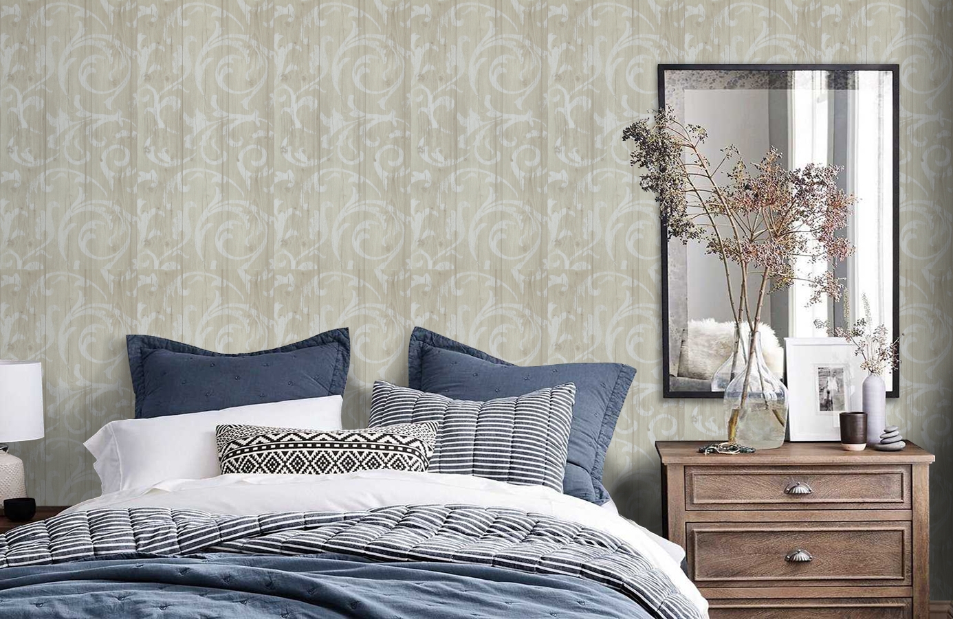 Обои 49746 фото в интерьере спальни