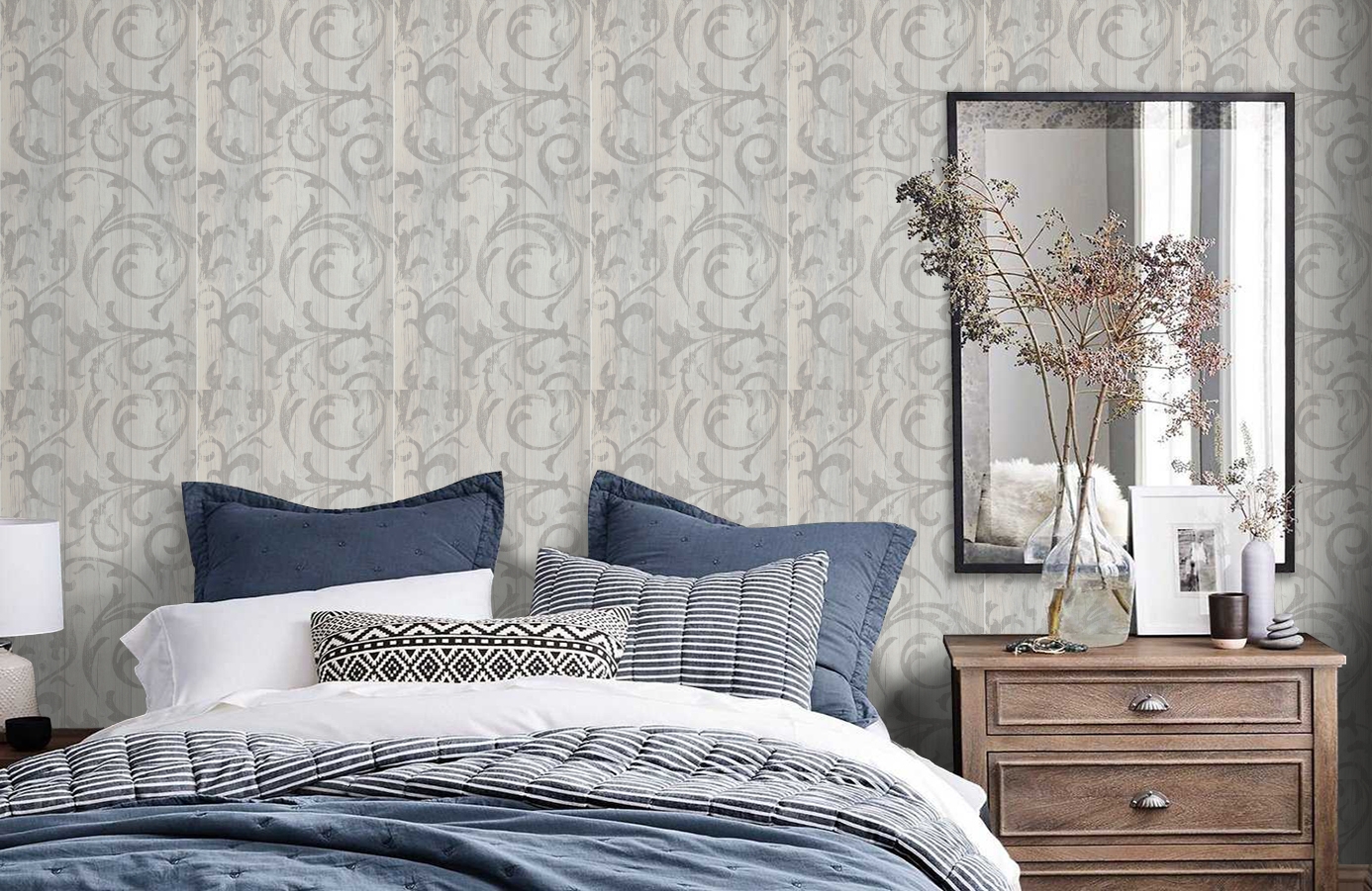 Обои 49747 фото в интерьере спальни