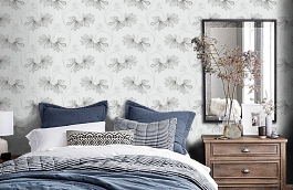 Обои 5458 фото в интерьере спальни превью