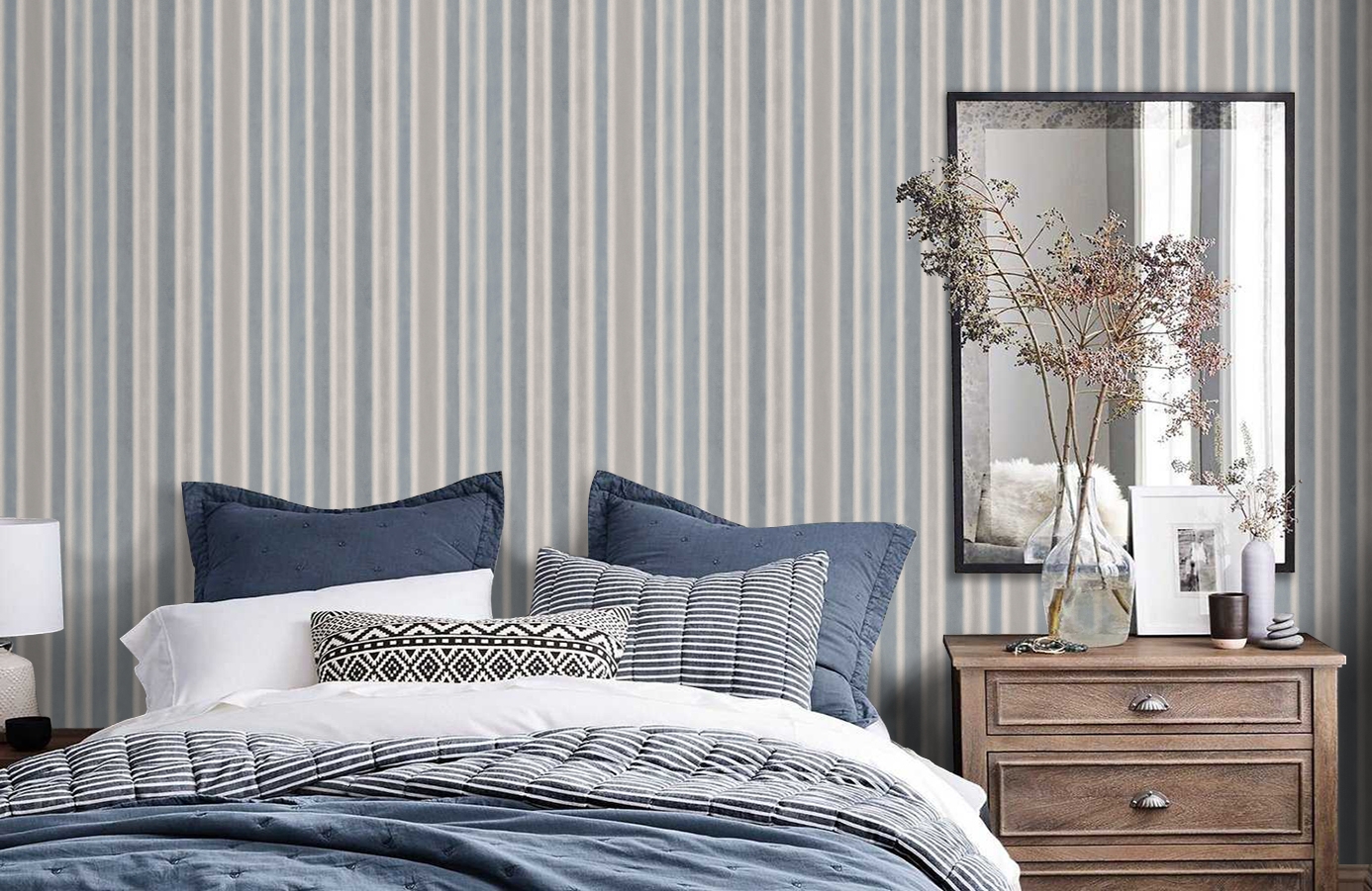 Обои 6868 фото в интерьере спальни