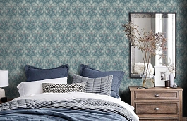 Обои 7204 фото в интерьере спальни превью