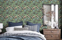 Обои 7219 фото в интерьере спальни превью