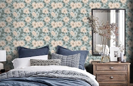 Обои 7413 фото в интерьере спальни превью