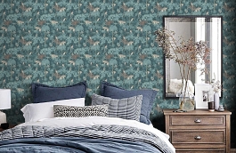 Обои 7463 фото в интерьере спальни превью