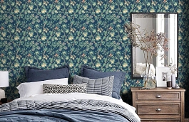 Обои 7651 фото в интерьере спальни превью