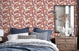 Обои 100323210 фото в интерьере спальни превью