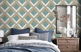 Обои 101347206 фото в интерьере спальни превью