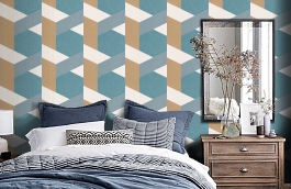 Обои 101356319 фото в интерьере спальни превью