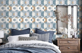 Обои 101376105 фото в интерьере спальни превью