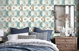 Обои 101377405 фото в интерьере спальни превью