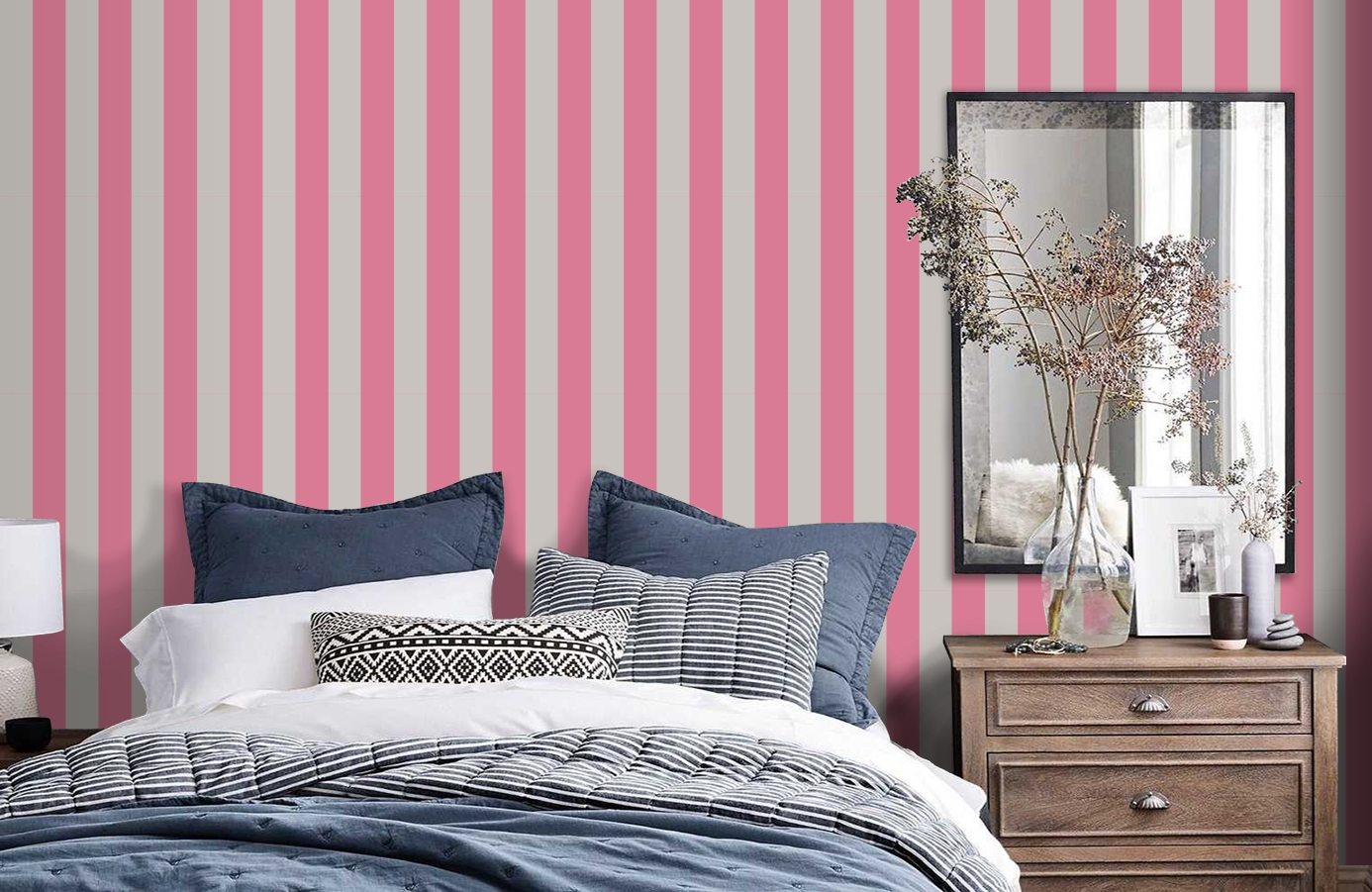 Обои 110/6031 фото в интерьере спальни