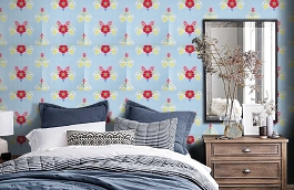 Обои 1280030 фото в интерьере спальни превью