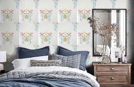 Обои 1280078 фото в интерьере спальни превью