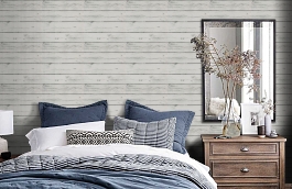 Обои 201401 фото в интерьере спальни превью