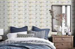 Обои 4192 фото в интерьере спальни превью