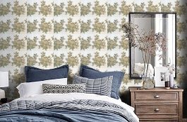 Обои 4195 фото в интерьере спальни превью