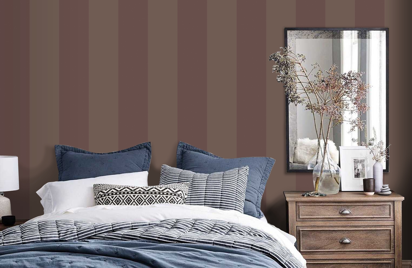 Обои 84/8061 фото в интерьере спальни