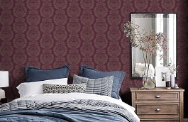 Обои 88/2009 фото в интерьере спальни превью