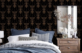 Обои 88/7028 фото в интерьере спальни превью