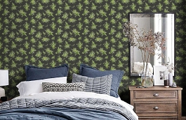 Обои 91/2007 фото в интерьере спальни превью