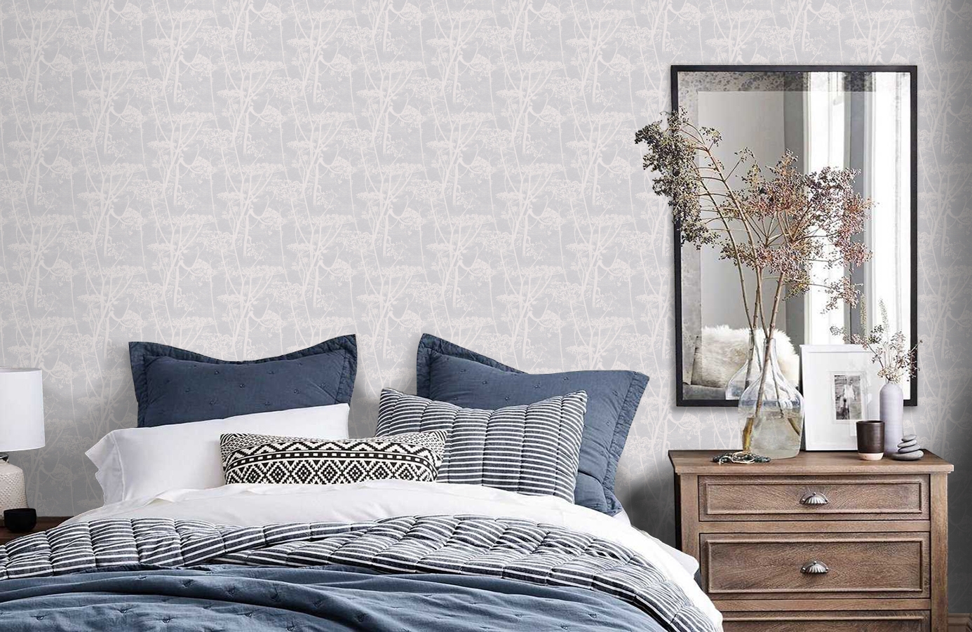 Обои 95/9049 фото в интерьере спальни