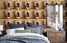 Обои 97012 фото в интерьере спальни превью