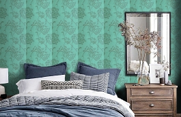 Обои HRY 24346105 фото в интерьере спальни превью