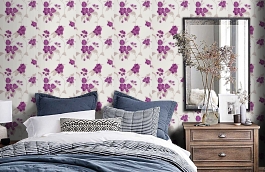 Обои INF 24835125 фото в интерьере спальни превью