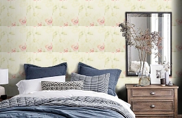 Обои MEA79131 фото в интерьере спальни превью