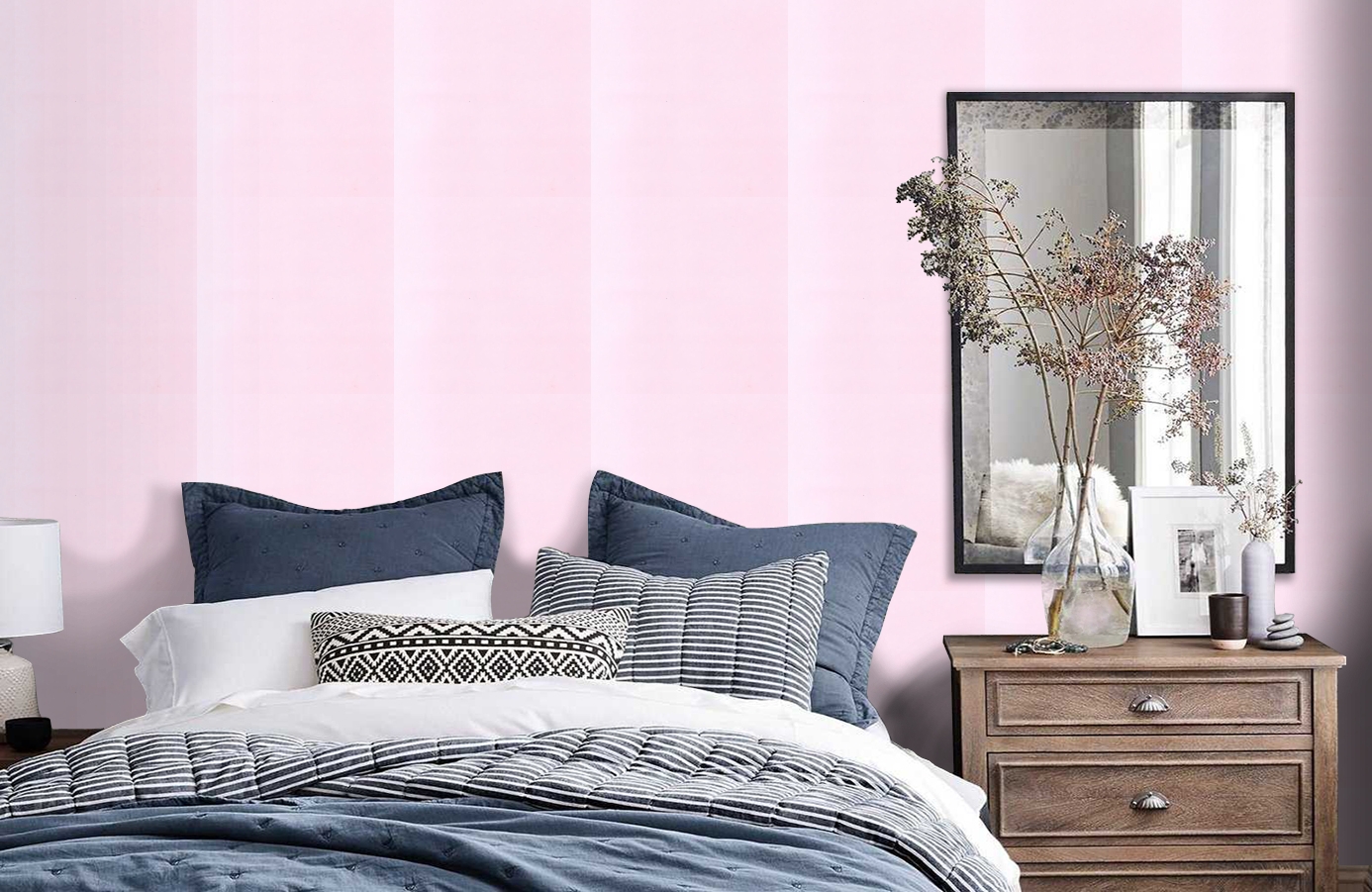 Обои MLW29694204 фото в интерьере спальни