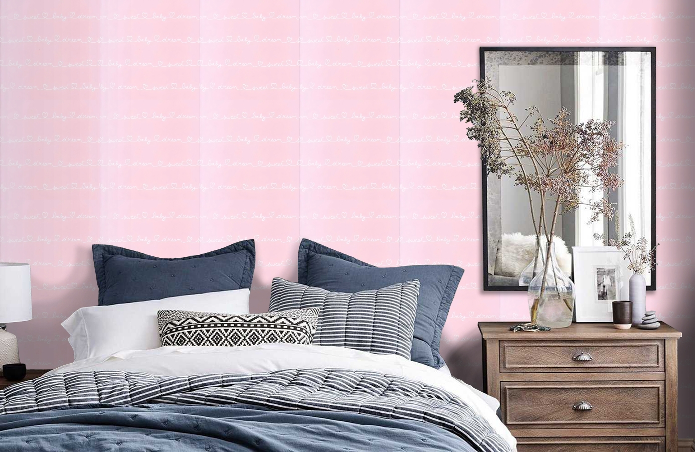 Обои MLW29864114 фото в интерьере спальни