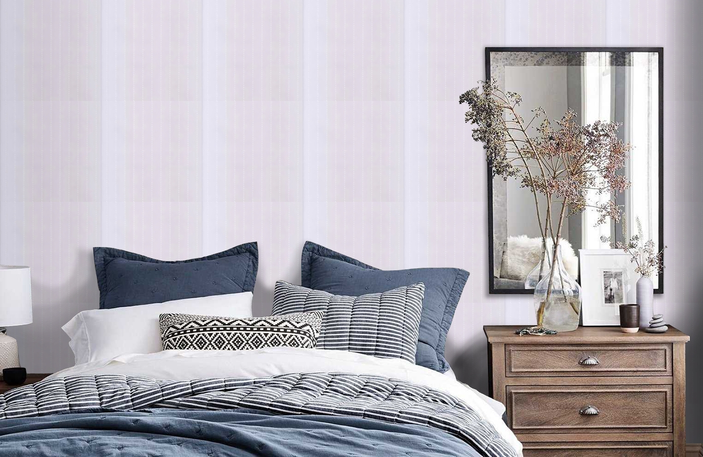 Обои MLW29879033 фото в интерьере спальни