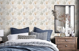 Обои RIVG83972127 фото в интерьере спальни превью