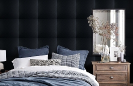 Обои W0013-03 фото в интерьере спальни превью