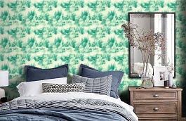 Обои W0080-05 фото в интерьере спальни превью