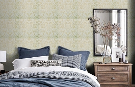 Обои W0088-03 фото в интерьере спальни превью